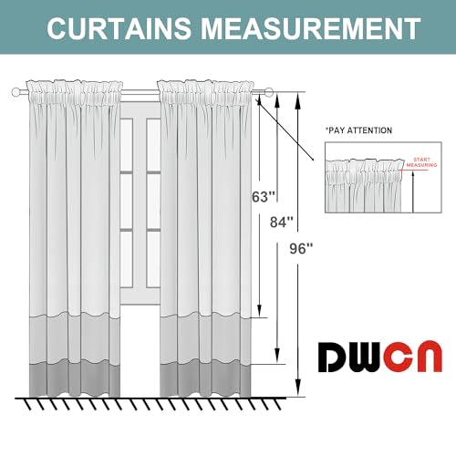 Blackout Curtains for Bedroom 42 x 84 Inch Long Olive Green 2 Panels (Olive Green / 42"W x 84"L (Pack of 2))