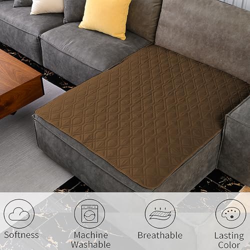 Waterproof Dog Bed Cover Pet Blanket for Furniture Bed Couch Sofa Reversible (40x50 Inch (Pack of 1) / Camel+camel)