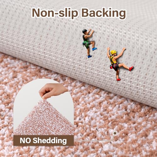 Bathroom Rugs 24x17 Non Slip Washable (Pink / 1'5" x 2' (Rectangular))