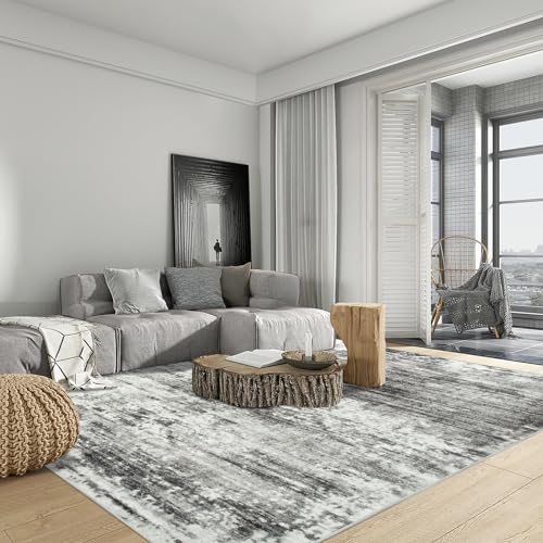 10x14 Area Rugs for Living Room (Black/Grey / 10' x 14' (Rectangular))