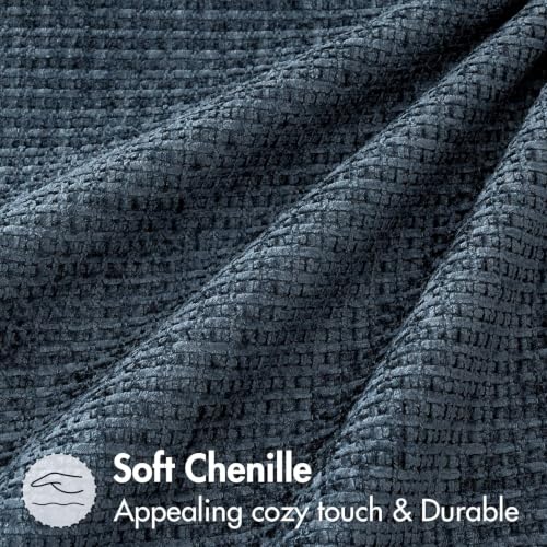 Decorative Navy Blue Euro Sham Pillow Covers 24x24 Inch 2 Pack (24" x 24" (Pack of 2) / Navy Blue)