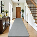 Modern Soft Hallway Runner Rug (3' x 10' (Runner) / Grey)