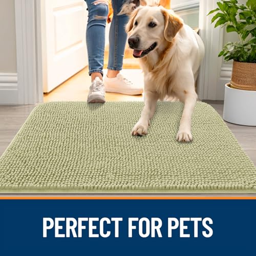 Dog Door Mat for Muddy Paws 47x24 (Vanilla / 47" X 24")