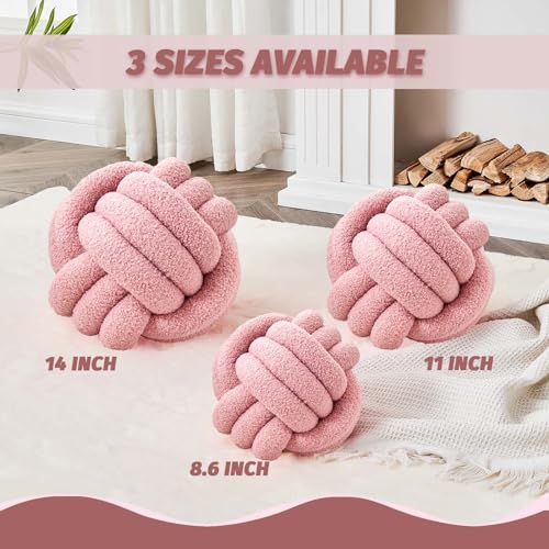 Knot Pillow Ball (Blush Pink / Small (Pack of 1))