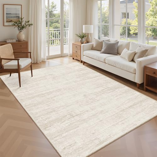 6x9 Area Rugs for Living Room (Beige / 6' x 9' (Rectangular))