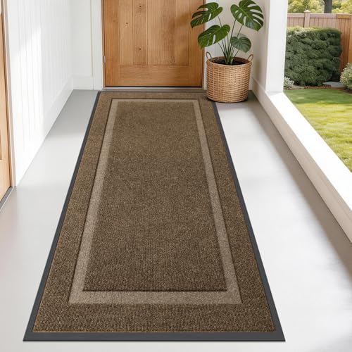 Front Door Mat Outside 71x34 (Brown / 71" x 34")