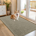 Dog Door Mat for Muddy Paws 54x32 (Warm Taupe / 54" X 32")