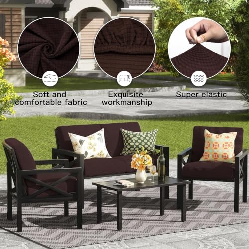 8Pcs Outdoor Cushion Covers