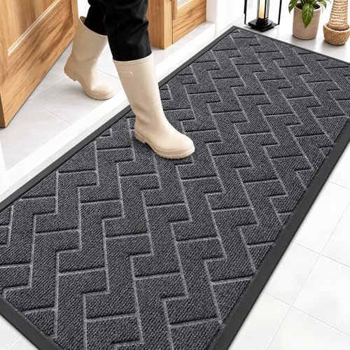 Front Door Mat Outside 59x23 (Grey / 59" x 23")
