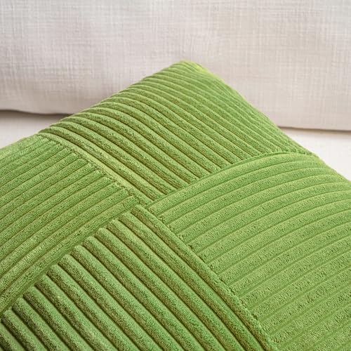 Set of 2 Lime Green Euro Decorative Throw Pillow Covers 26x26 Inch for Bedroom Couch Bed (Lime Green / 26" x 26" (Pack of 2))