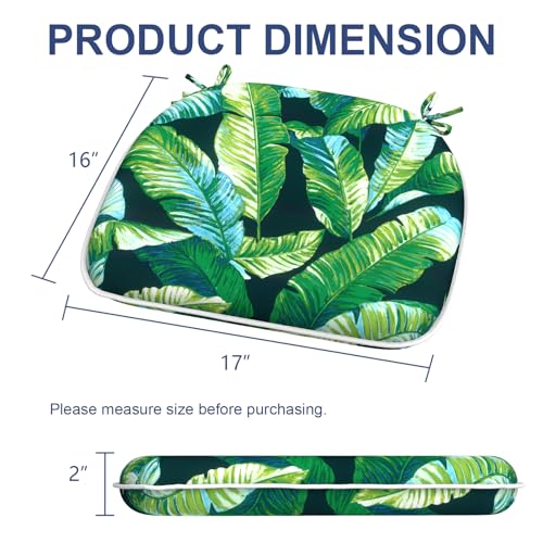 Outdoor Chair Cushions Set of 4 (4 Count / Hanalei Lagoon)