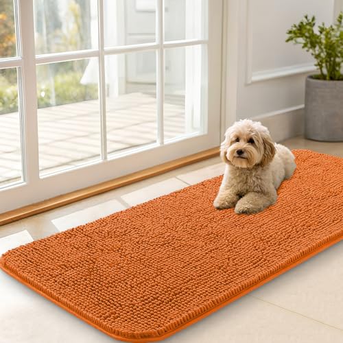 Dog Door Mat for Muddy Paws 47x20 (Clay / 47" X 20")