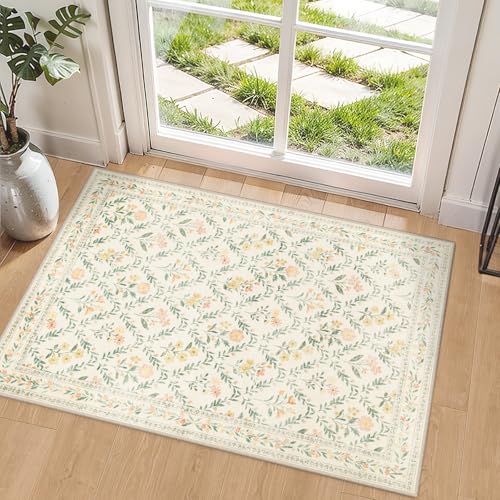 2x3 Small Entryway Rug (Beige/Multi / 2' x 3' (Rectangular))