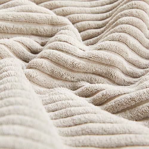 2 Packs Neutral Taupe Samll Decorative Throw Pillow Covers 14x14 Inch with for Couch Bed Sofa (Neutral Taupe / 14" x 14" (Pack of 2))