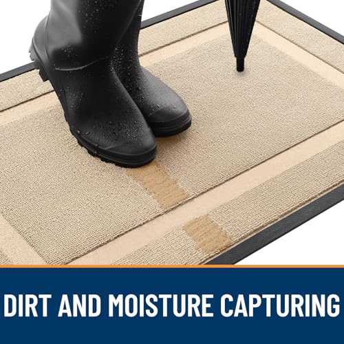 Front Door Mat Outside 71x23 (Off-white / 71" x 23")