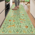 2.6x8 Rug for Hallway (Light Green(animal) / 2'6" x 8' (Rectangular))