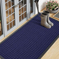 Front Door Mat Outside Entrance (Navy Blue / 47" X 23")