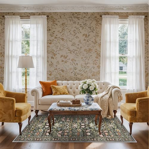 3x6 Washable Hallway Area Rugs (3' x 6' (Rectangular) / Green)
