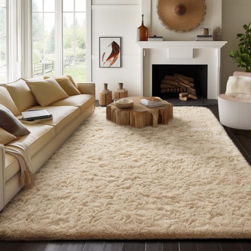 8x10 Beige Area Rugs for Living Room (Beige / 8' x 10' (Rectangular))