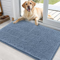 Dog Door Mat for Muddy Paws 36x24 (Airy Blue / 36" X 24")
