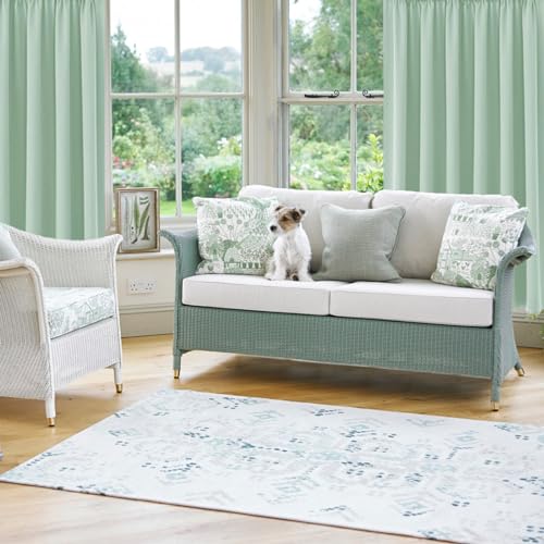 Blackout Curtains for Bedroom Living Room 38 x 63 Inch Long 2 Panels (Light Green / 38"W x 63"L (Pack of 2))