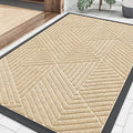 Front Door Mat Outside Entrance (Beige / 35" X 23")