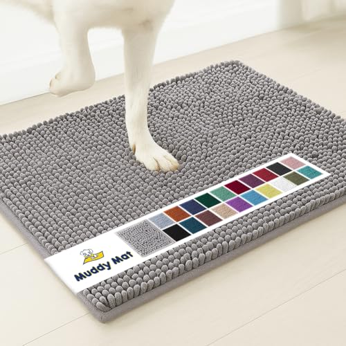Super Water Absorbent Door Mat Indoor (Grey / 48" x 72")