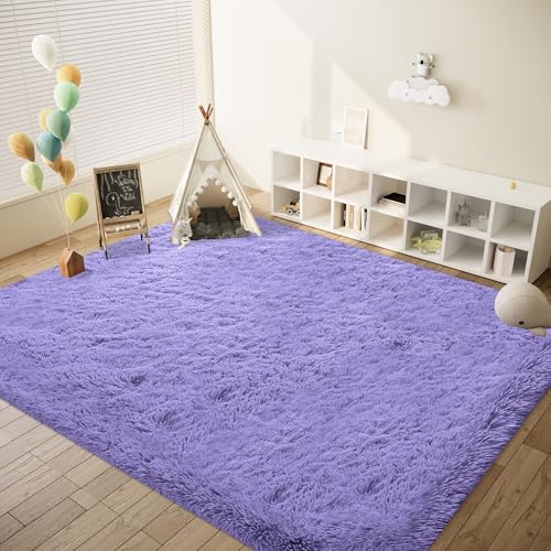 8x10 Area Rugs for Living Room (Purple / 8' x 10' (Rectangular))