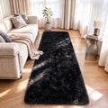 2x8 Runner Rugs for Hallway (Black / 2' x 8' (Runner))
