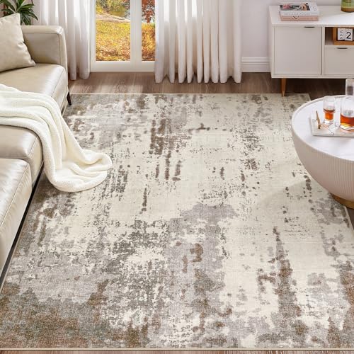 8x10 Area Rug Living Room Rugs (Brown/Grey/Beige / 8' x 10' (Rectangular))