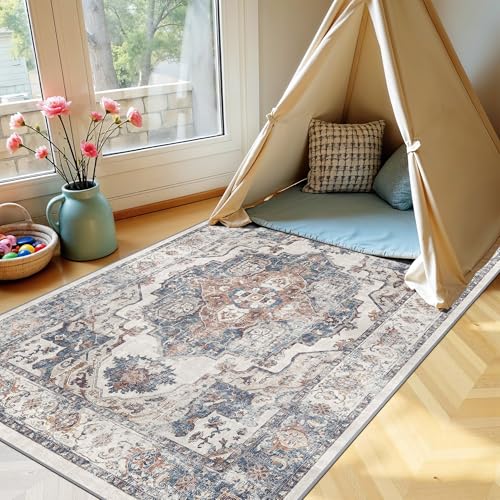 4x6 Living Room Area Rugs (4' x 6' (Rectangular) / Brick)