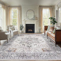 Amada Large 8x10 Washable Area Rug for Living Room (8' x 10' (Rectangular) / Taupe)