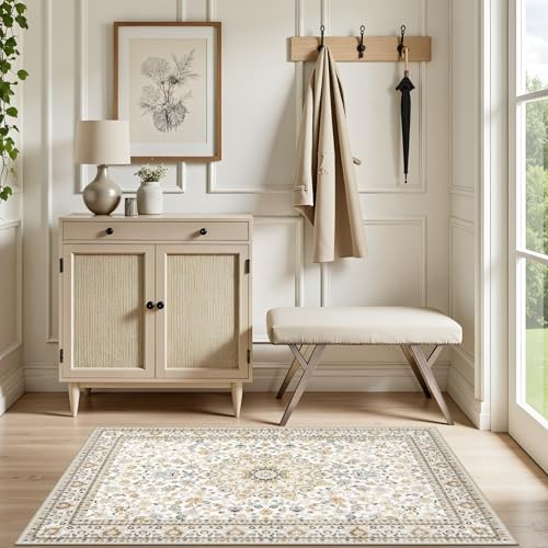 2x3 Area Rugs Living Room (Beige / 2' x 3' (Rectangular))
