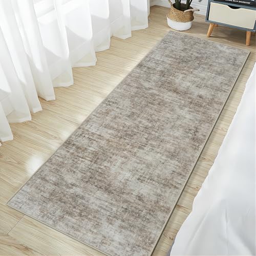 2'6''x8' Runner Rugs Washable Rug (Brown/Black / 2'6" x 8' (Runner))