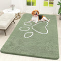Dog Door Mat for Muddy Paws 70x46 (Sage Green / 70" X 46")