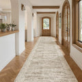 Washable 3x16 Hallway Runner Rug Non (Brown / 3' x 16' (Runner))