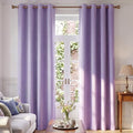 Lavender Purple Curtains for Girls Room (Lavender Purple / 52"W x 84"L (Pack of 2))
