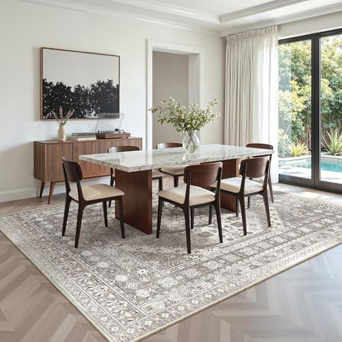 6x9 Area Rugs for Living Room (Brown/Beige / 6' x 9' (Rectangular))
