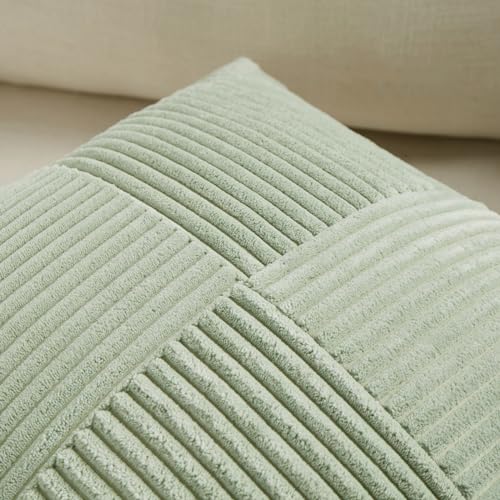 2 Packs Sage Green Lumbar Decorative Throw Pillow Covers 16x28 Inch for Living Room Couch Bed (Sage Green / 28" x 16" (Pack of 2))