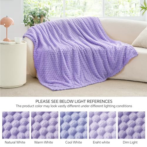 Lavender Large Throw Blanket for Couch (Lavender / Throw XL(50"x70"))