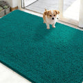 Dog Door Mat for Muddy Paws 48x30 (Lake Blue / 48" X 30")
