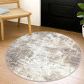 Round Area Rug 3 Ft Circle Entryway Rugs Round Washable Door Mat Indoor Entrance (Gold/Yellow/Brown/Beige/White / 3' x 3' (Rectangular))