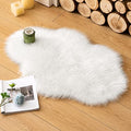 Fluffy Area Rug 2'x3' Cloud Faux Fur Sheepskin Rug for Bedroom White (2' x 3' (Cloud) / White)
