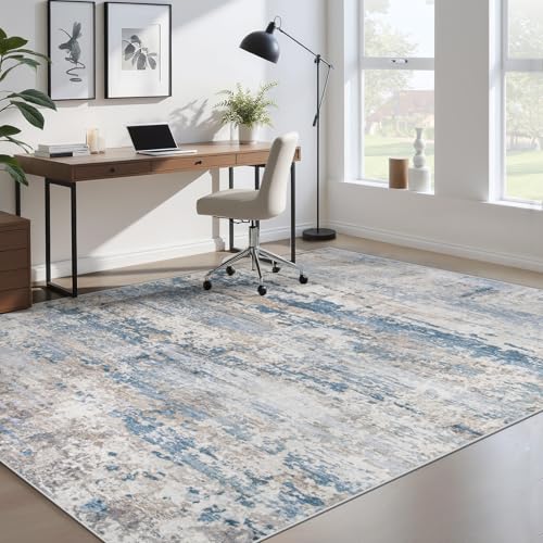 Area Rugs 6x9 for Living Room (Lightbluebrown / 6' x 9' (Rectangular))