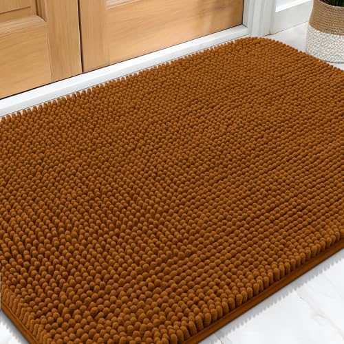 Dog Door Mat for Muddy Paws 32x20 (Ochre / 32" X 20")