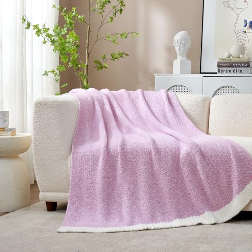 Lilac Throw Blanket for Couch (Heather Lilac / Throw-XL (50"x70"))