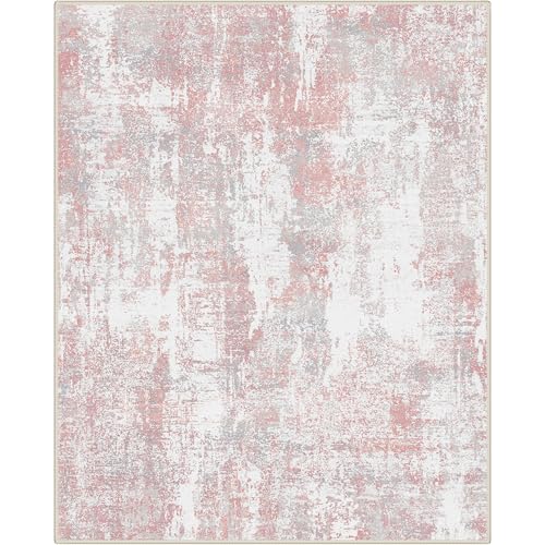 8x10 Area Rugs for Bedroom (Pink Grey / 8' x 10' (Rectangular))