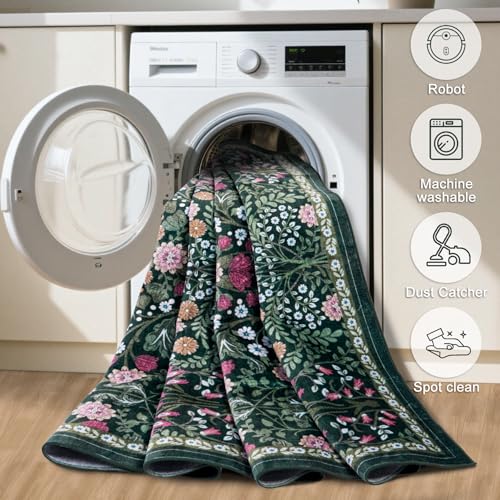 Area Rug 10x12 Living Room (Dark Green / 10' x 12' (Rectangular))