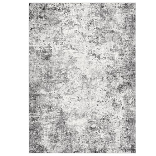 10x14 Washable Area Rug (Grey / 10' x 14' (Rectangular))