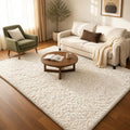 5x7 Area Rugs for Living Room Ivory (2- Ivory / 5' x 7' (Rectangular))